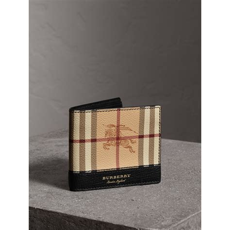 portafoglio uomo burberry|Portafoglio a libro Check (Navy) .